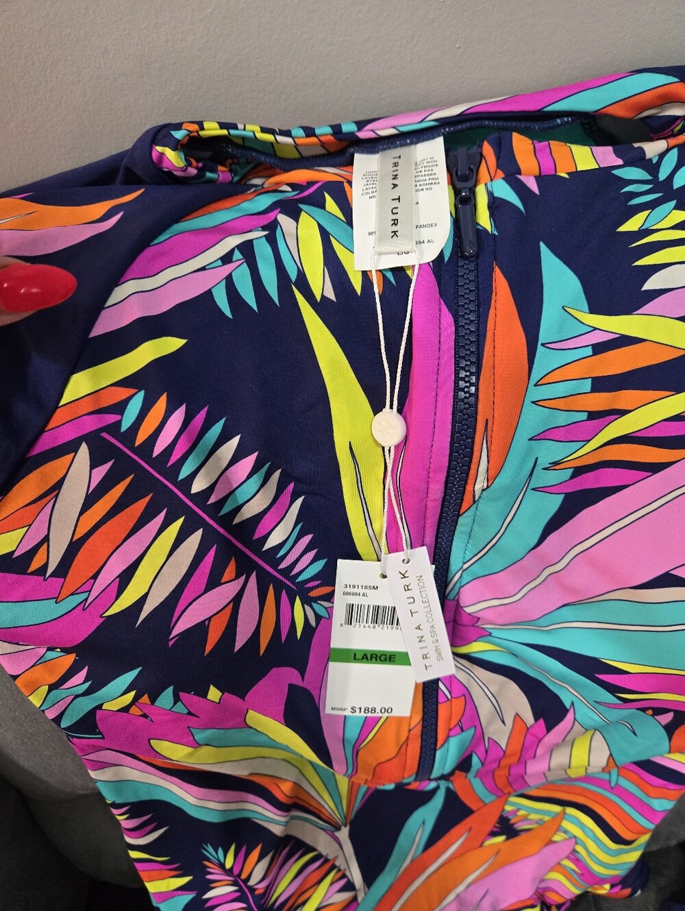 Trina Turk ● Paralia Rash Guard - Picture 4 of 4